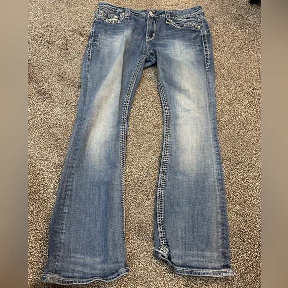 Donna midrise bootcut rock revival jeans vintage - Picture 10 of 10